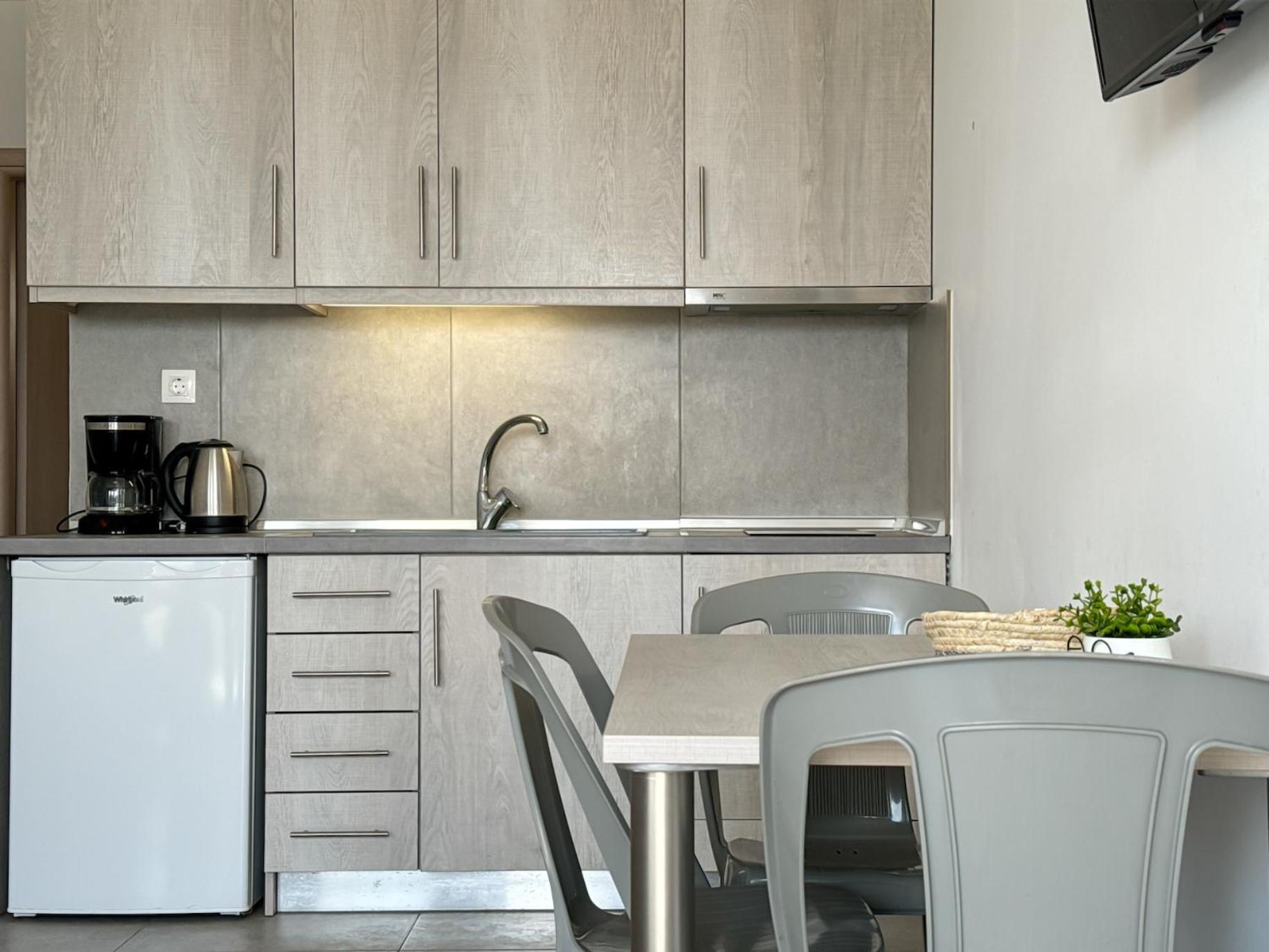 Blue Horizon 6 Apartman Nea Kallikrateia Kültér fotó