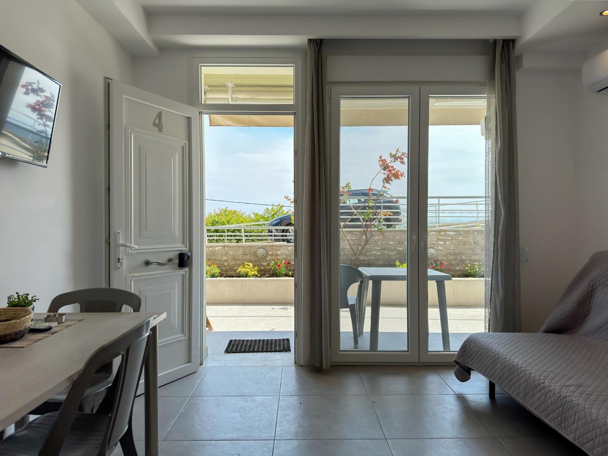 Blue Horizon 6 Apartman Nea Kallikrateia Kültér fotó